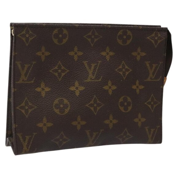 LOUIS VUITTON Monogram Poche Toilette 19 Pouch - Picture 1 of 16
